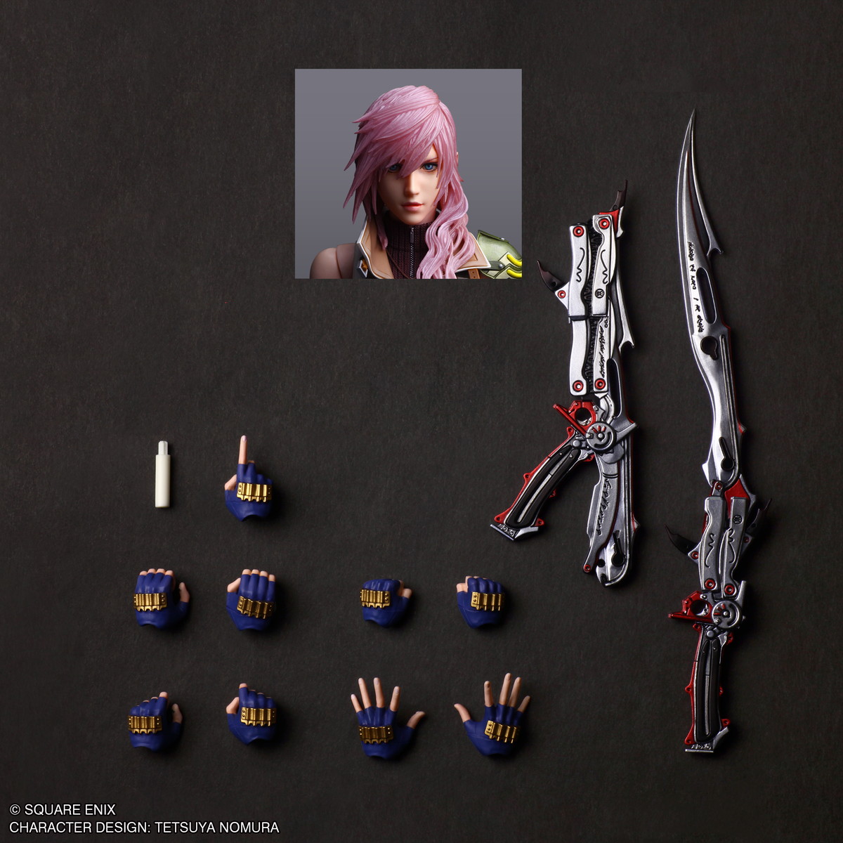 ファイナルファンタジー XIII「PLAY ARTS真 ライトニング」のフィギュア画像