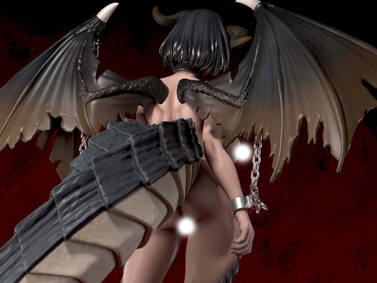 インサイトオリジナル「肉感少女 異世界の奴◯市 出品番号03 ドラゴン娘」のフィギュア画像
