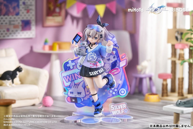 崩壊:スターレイル「ちびねこシリーズフィギュア 銀狼Ver.」のフィギュア画像