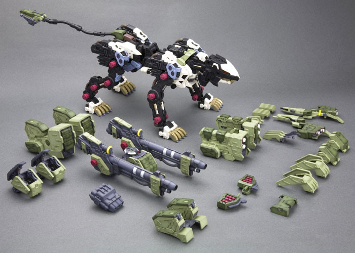 ゾイド -ZOIDS-「RZ-041 ライガーゼロ パンツァー マーキングプラスVer.」のフィギュア画像