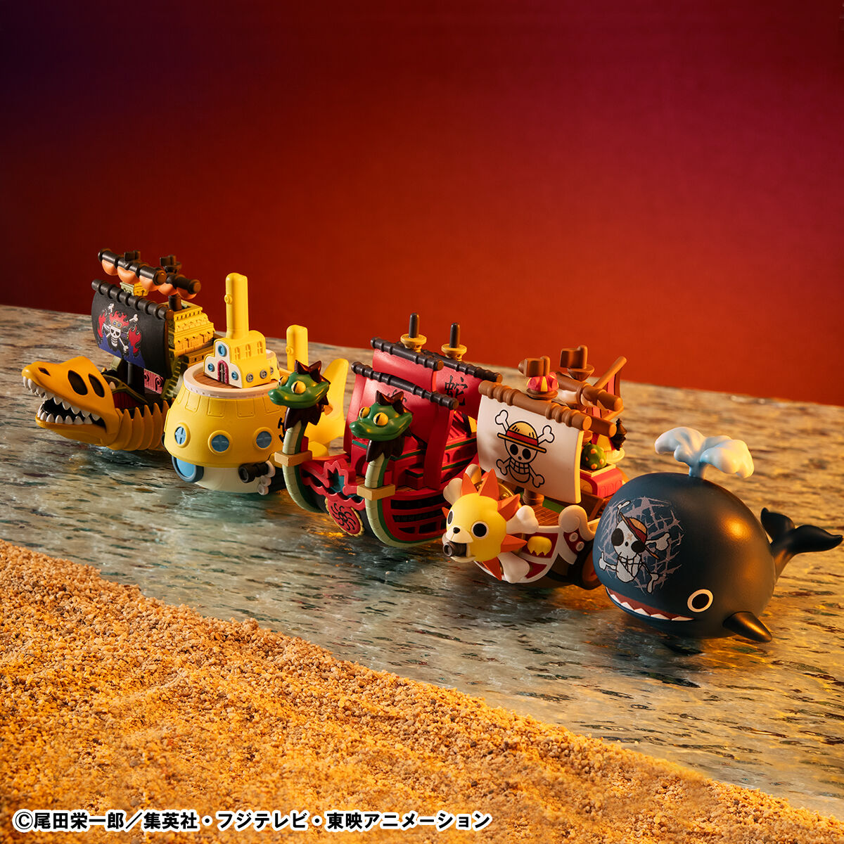 ONE PIECE「ゆらコレシリーズ ワンピース グランドラインコレクションセットVol.2」のフィギュア画像