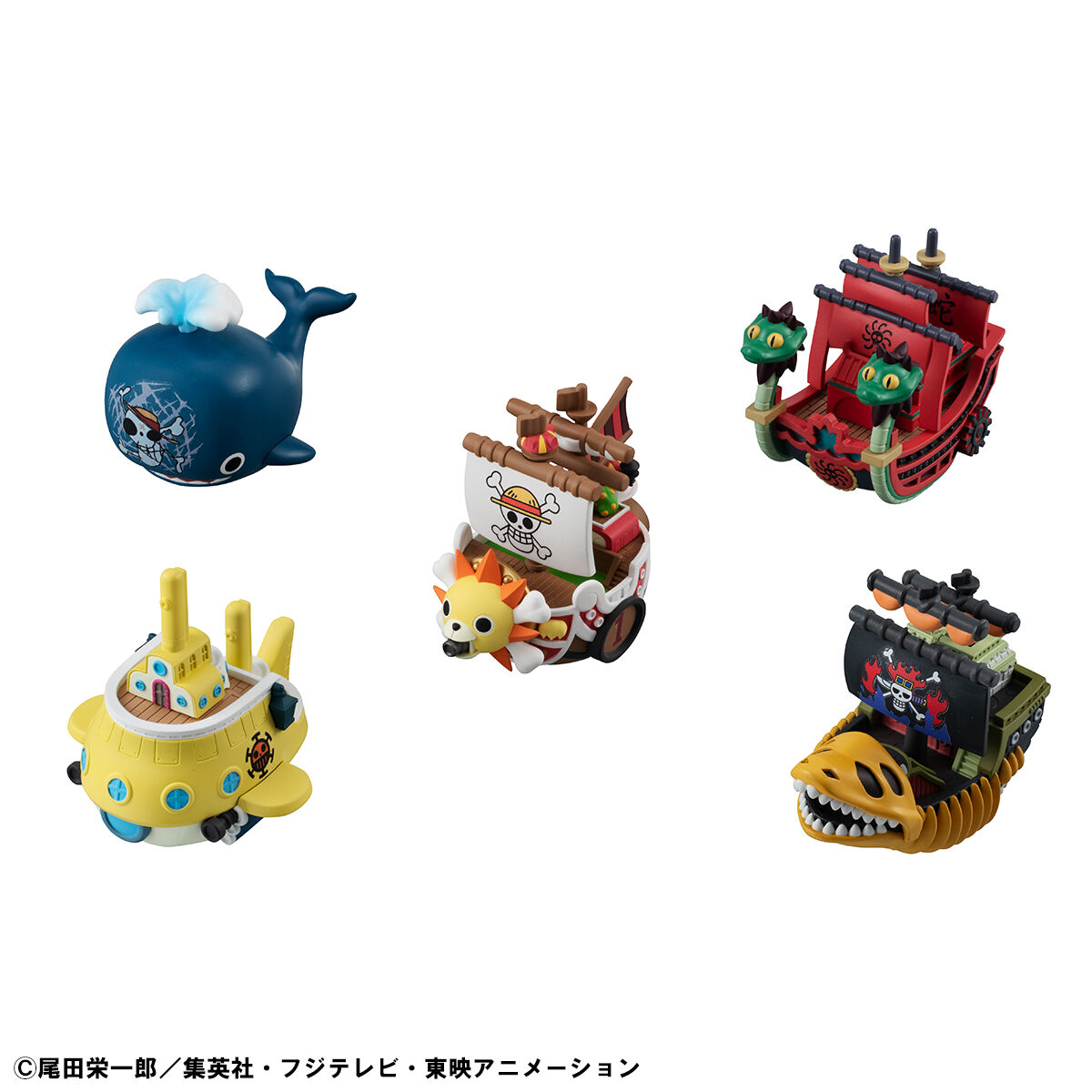 ONE PIECE「ゆらコレシリーズ ワンピース グランドラインコレクションセットVol.2」のフィギュア画像