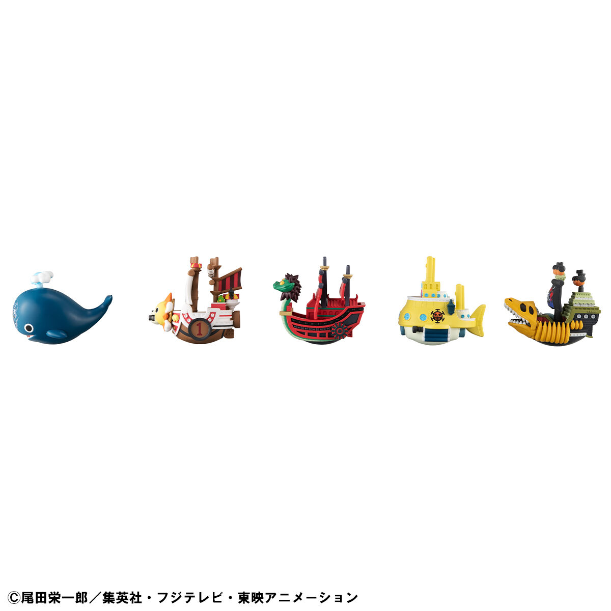 ONE PIECE「ゆらコレシリーズ ワンピース グランドラインコレクションセットVol.2」のフィギュア画像