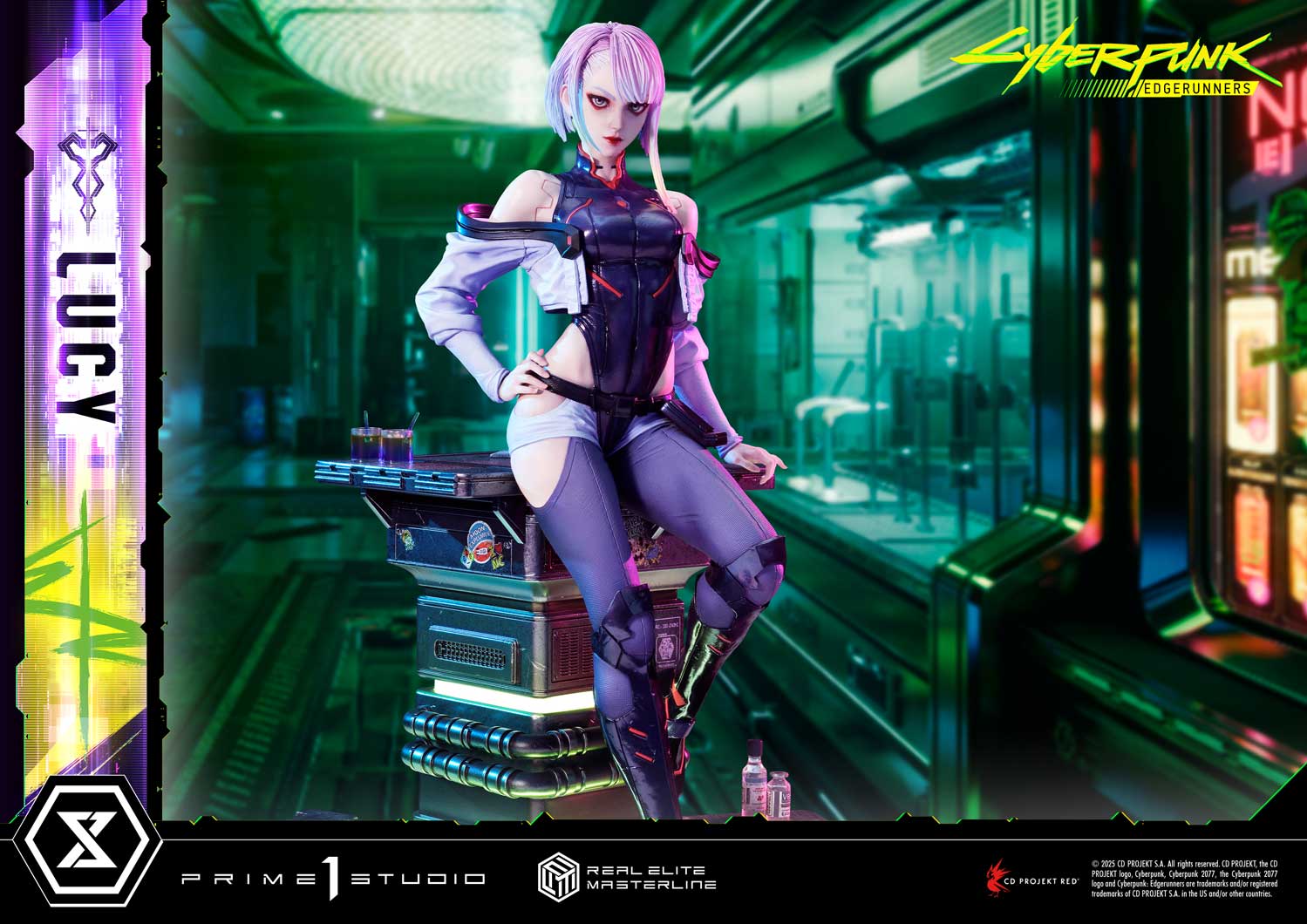 サイバーパンク:エッジランナーズ「リアルエリートマスターライン ルーシー」のフィギュア画像