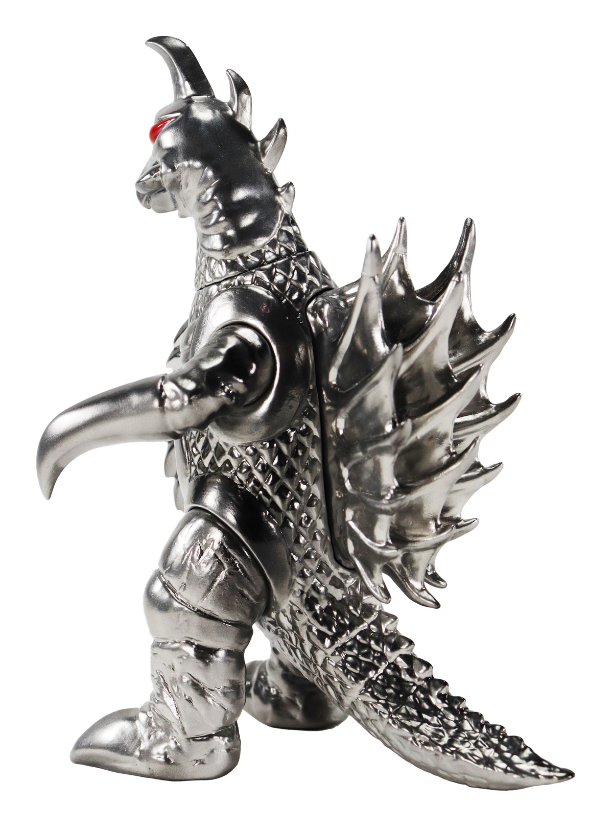 ゴジラ「CCP ミドルサイズシリーズ【第13弾】 ガイガン メッキペイントシルバー Ver.」のフィギュア画像