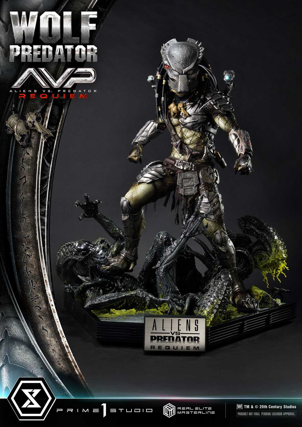 AVP2 エイリアンズVS.プレデター「リアルエリートマスタ-ライン ウルフプレデター」のフィギュア画像