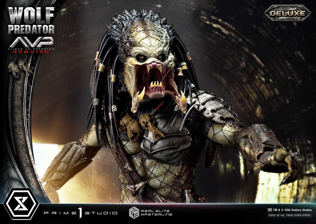 AVP2 エイリアンズVS.プレデター「リアルエリートマスタ-ライン ウルフプレデター」のフィギュア画像