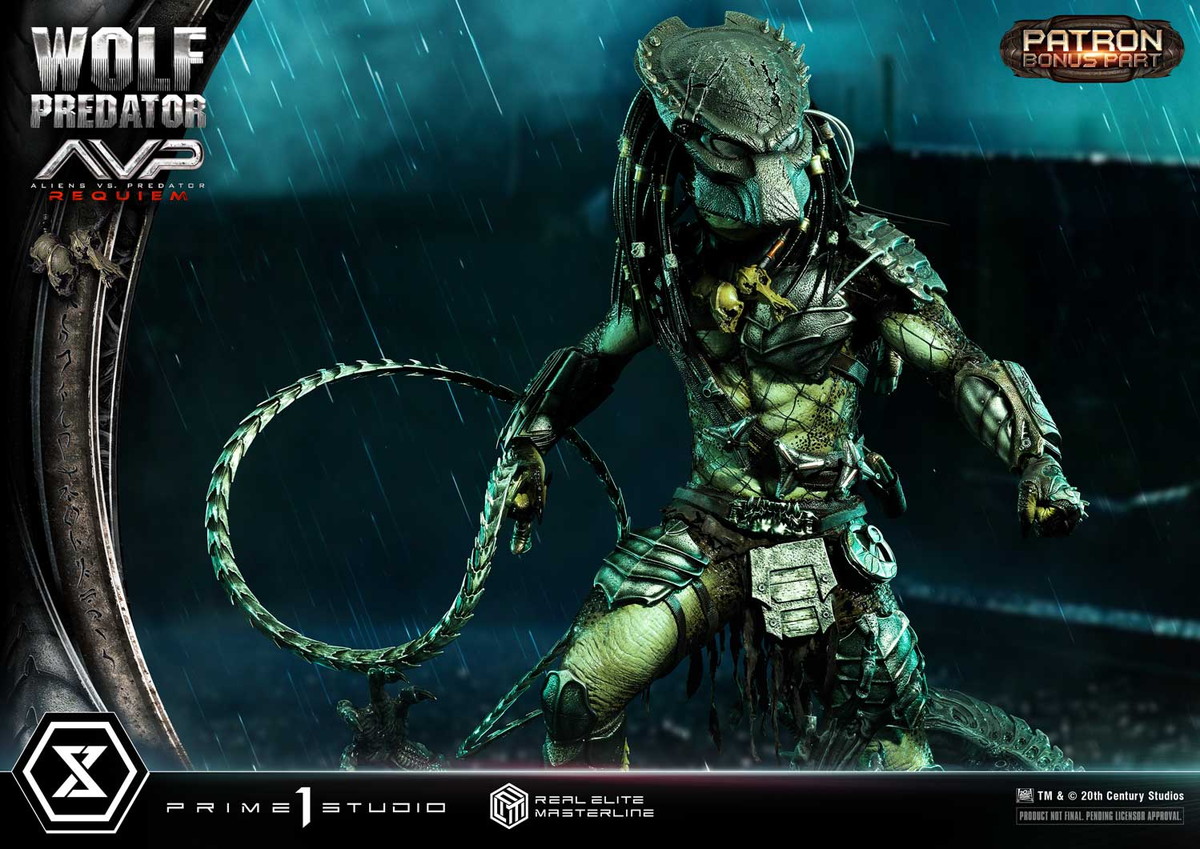 AVP2 エイリアンズVS.プレデター「リアルエリートマスタ-ライン ウルフプレデター」のフィギュア画像