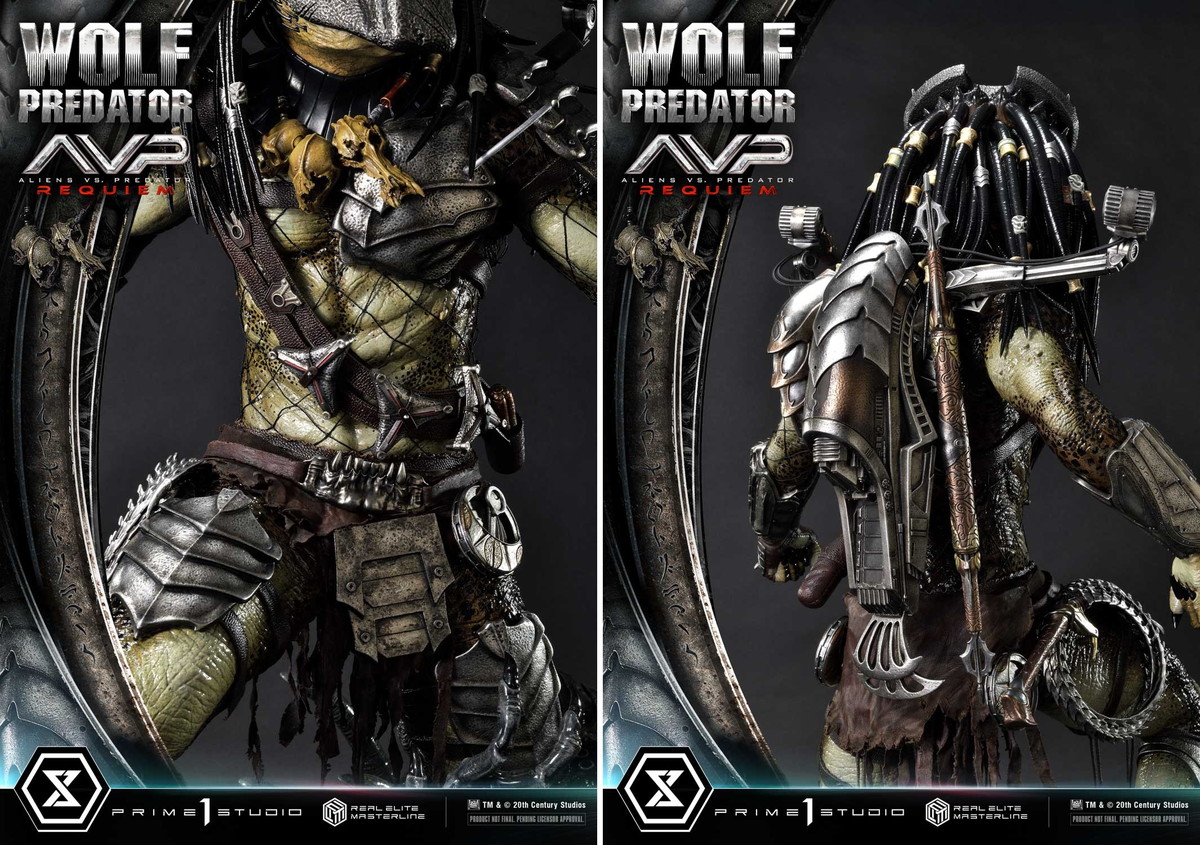 AVP2 エイリアンズVS.プレデター「リアルエリートマスタ-ライン ウルフプレデター」のフィギュア画像