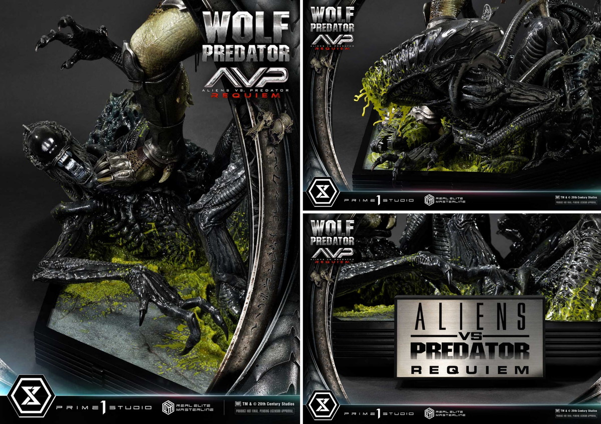 AVP2 エイリアンズVS.プレデター「リアルエリートマスタ-ライン ウルフプレデター」のフィギュア画像