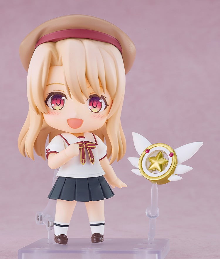 劇場版「Fate/kaleid liner プリズマ☆イリヤ Licht 名前の無い少女」「ねんどろいど イリヤスフィール・フォン・アインツベルン 制服Ver.」のフィギュア画像