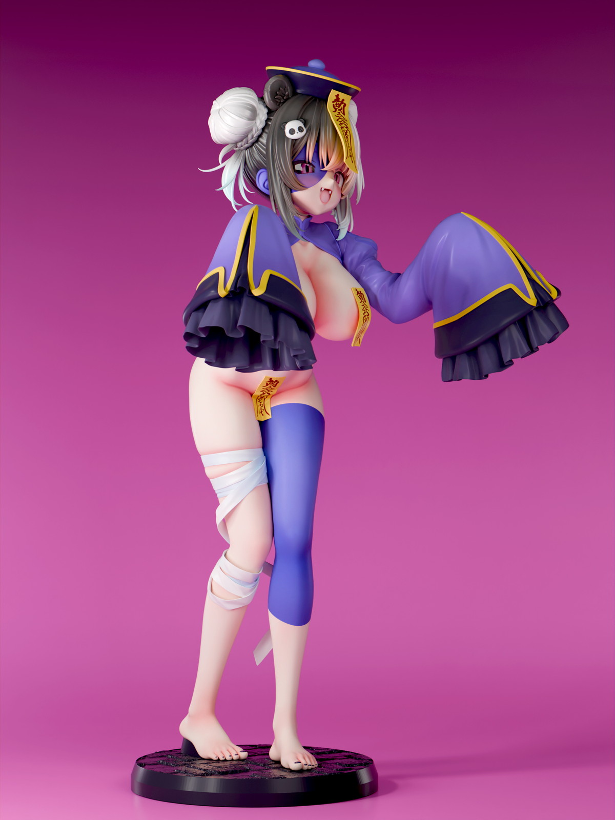 インサイトオリジナル「肉感少女 エロいおばけ図鑑 キョンシー マオシュン ツギハギver.」のフィギュア画像