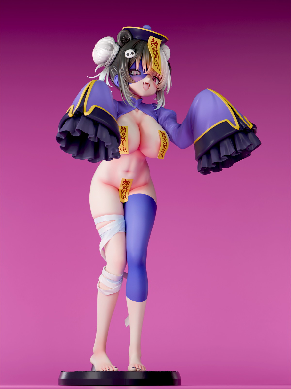 インサイトオリジナル「肉感少女 エロいおばけ図鑑 キョンシー マオシュン ツギハギver.」のフィギュア画像