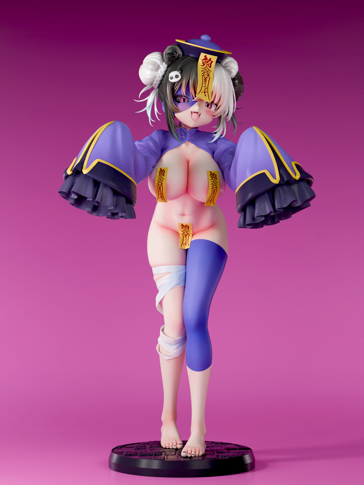 インサイトオリジナル「肉感少女 エロいおばけ図鑑 キョンシー マオシュン ツギハギver.」のフィギュア画像
