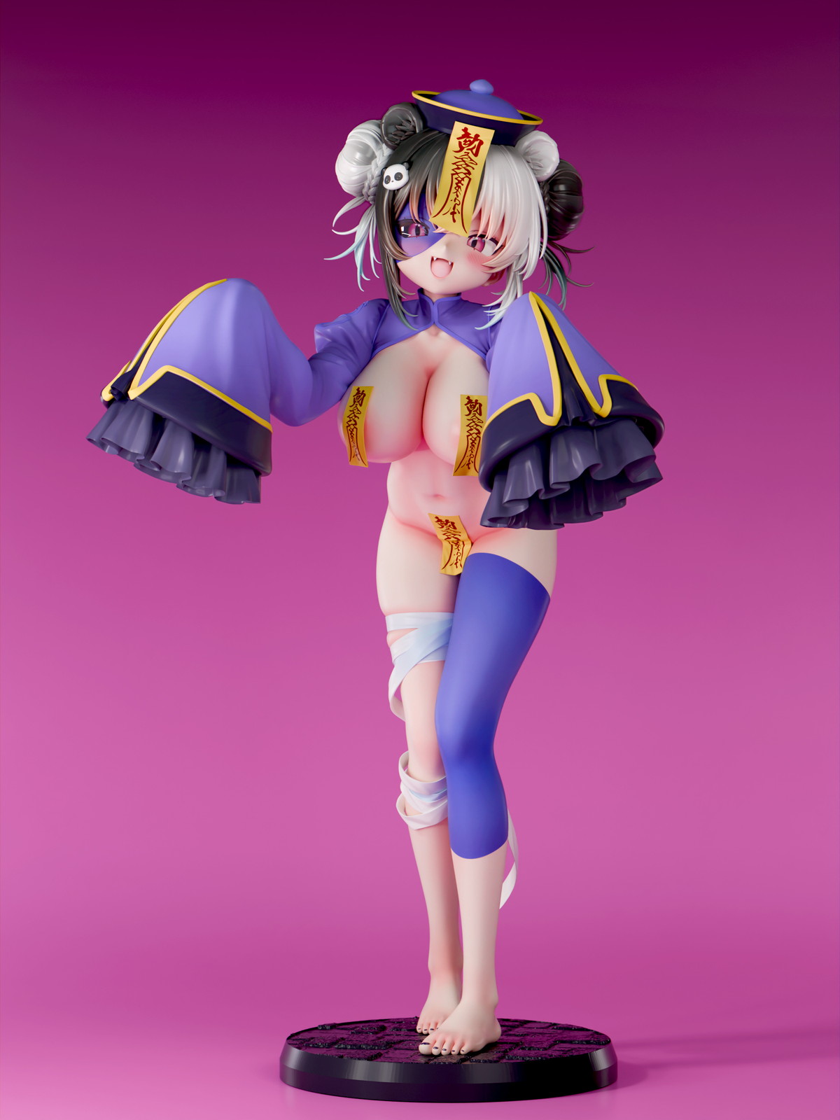 インサイトオリジナル「肉感少女 エロいおばけ図鑑 キョンシー マオシュン ツギハギver.」のフィギュア画像