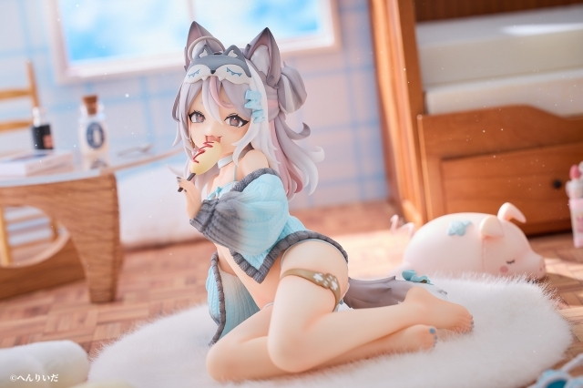 「おやすみおおかみ 灰乃 illustration by へんりいだ」のフィギュア画像