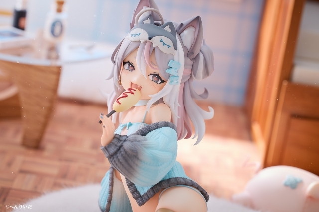 「おやすみおおかみ 灰乃 illustration by へんりいだ」のフィギュア画像