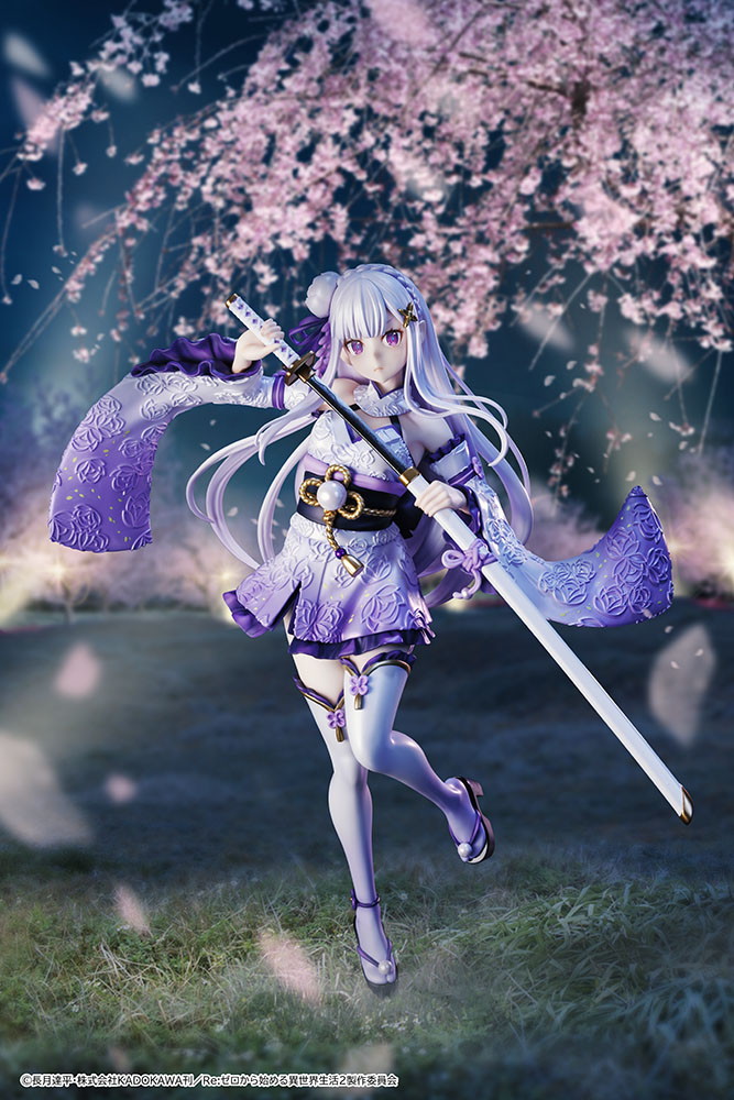 Re:ゼロから始める異世界生活「エミリア 戦装束ver.」のフィギュア画像