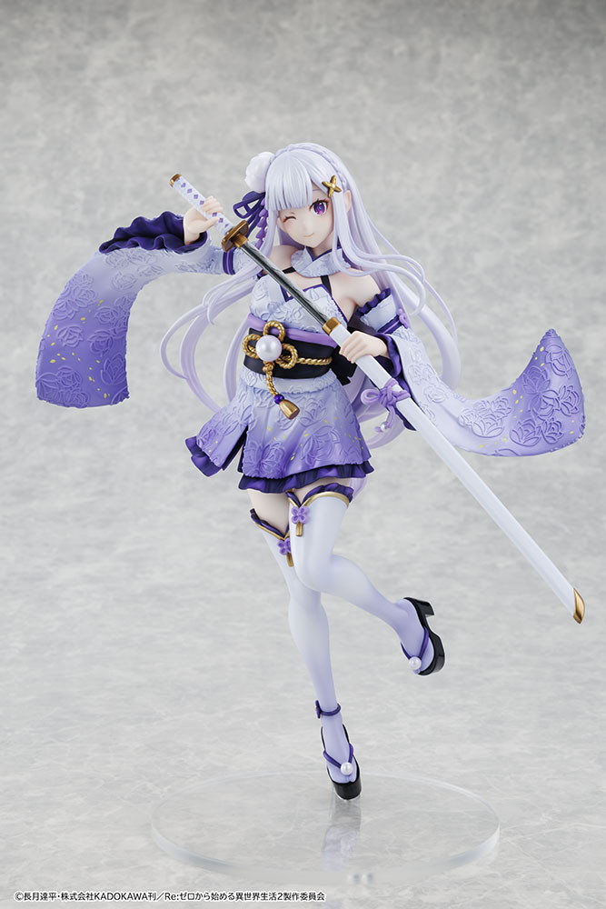 Re:ゼロから始める異世界生活「エミリア 戦装束ver.」のフィギュア画像