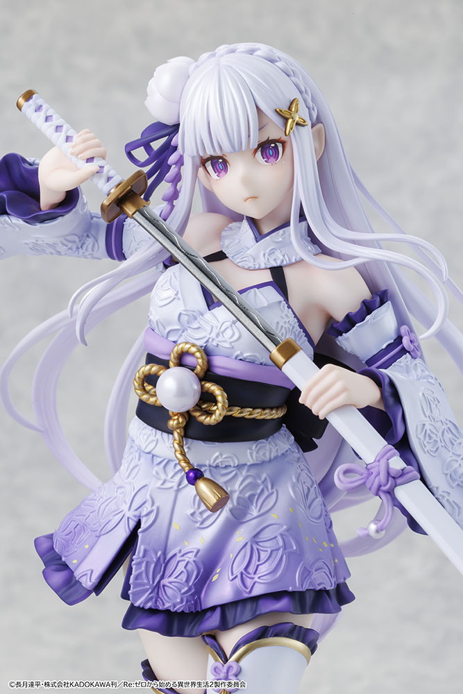 Re:ゼロから始める異世界生活「エミリア 戦装束ver.」のフィギュア画像