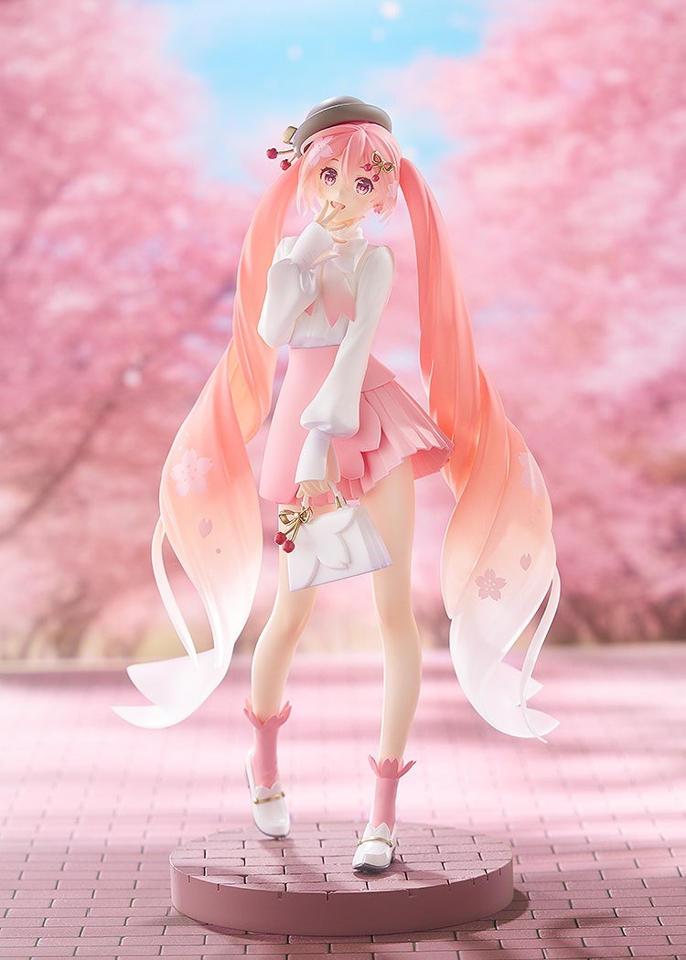 キャラクター・ボーカル・シリーズ01 初音ミク「【SMILE VALUE 2025】POP UP PARADE 桜ミク お花見コーデVer.」のフィギュア画像