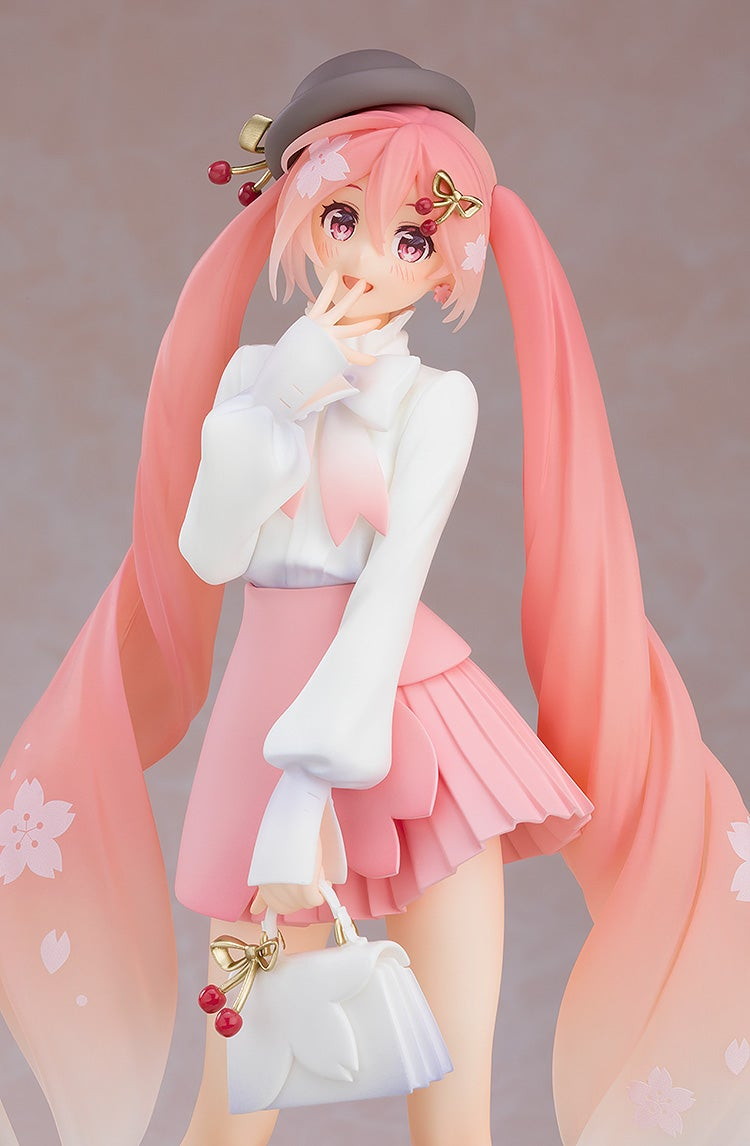 キャラクター・ボーカル・シリーズ01 初音ミク「【SMILE VALUE 2025】POP UP PARADE 桜ミク お花見コーデVer.」のフィギュア画像
