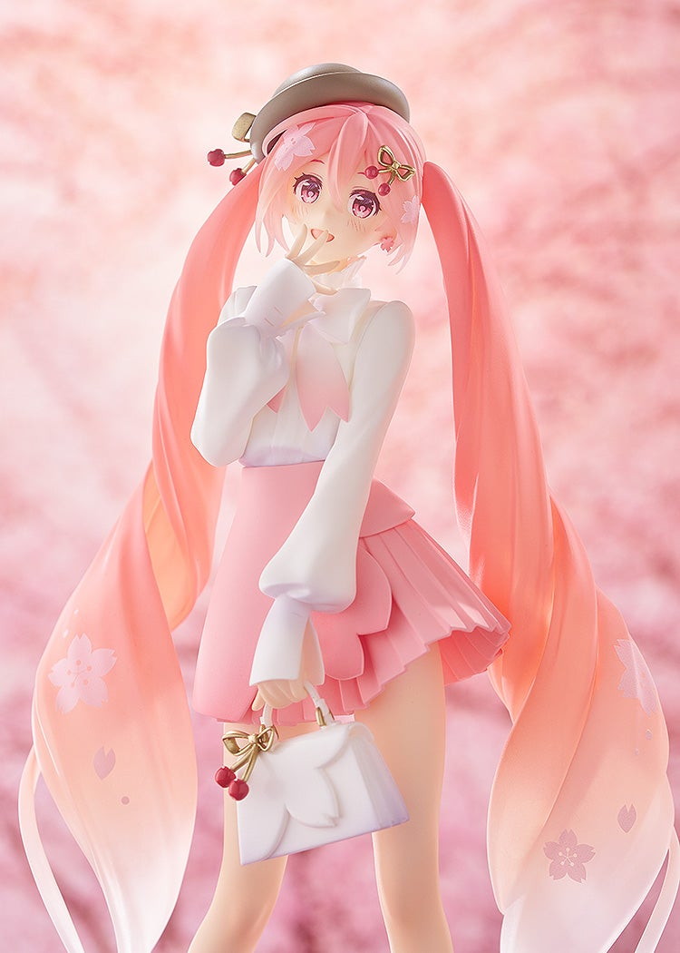 キャラクター・ボーカル・シリーズ01 初音ミク「【SMILE VALUE 2025】POP UP PARADE 桜ミク お花見コーデVer.」のフィギュア画像