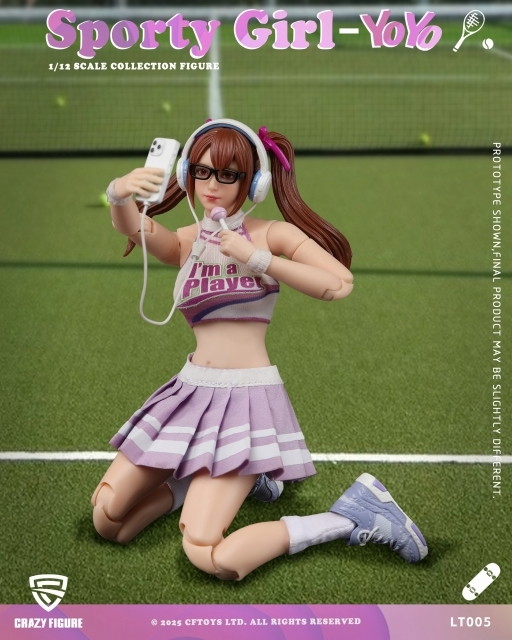 「LT005 Sporty girl(スポーティーガール) YOYO(ヨーヨー)」のフィギュア画像