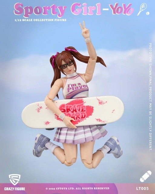 「LT005 Sporty girl(スポーティーガール) YOYO(ヨーヨー)」のフィギュア画像