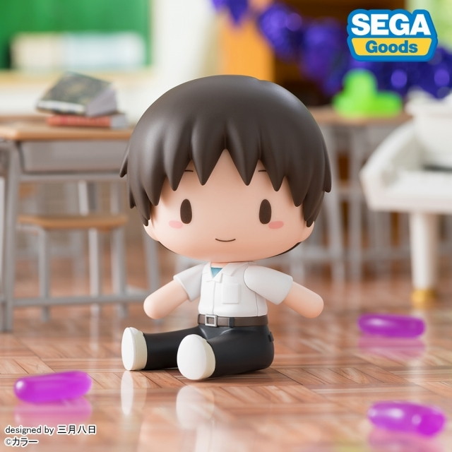 ヱヴァンゲリヲン新劇場版「ふわぷち デフォルメフィギュア シンジ」のフィギュア画像