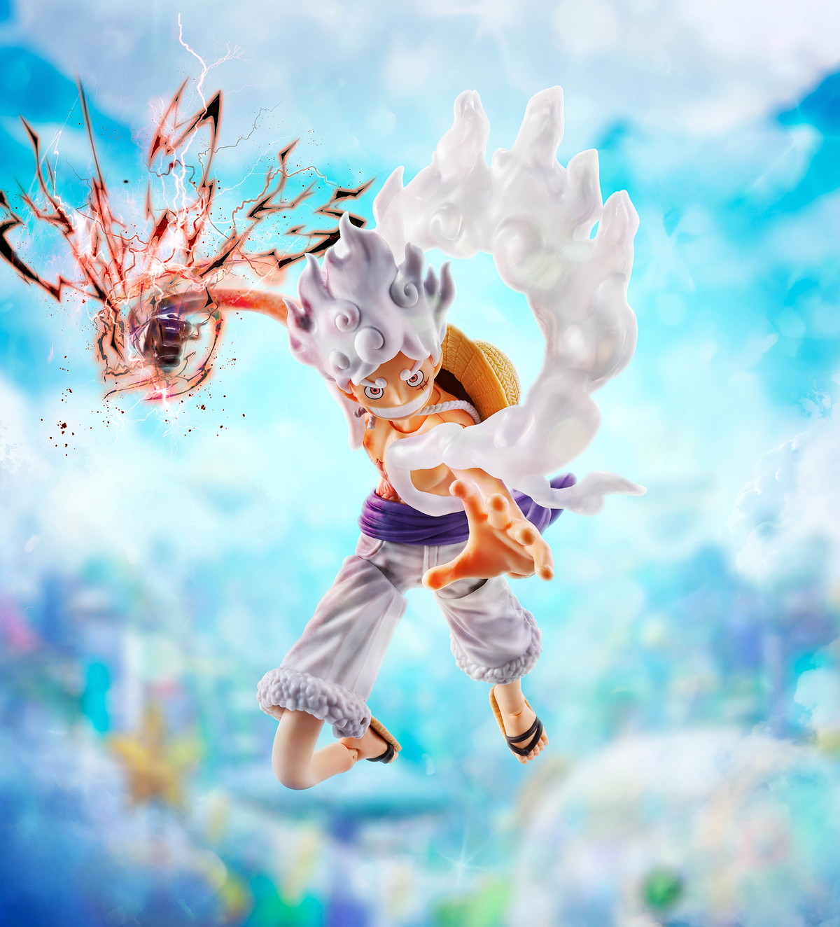 ONE PIECE「S.H.Figuarts モンキー・D・ルフィ -ギア5 未来島エッグヘッド-」のフィギュア画像