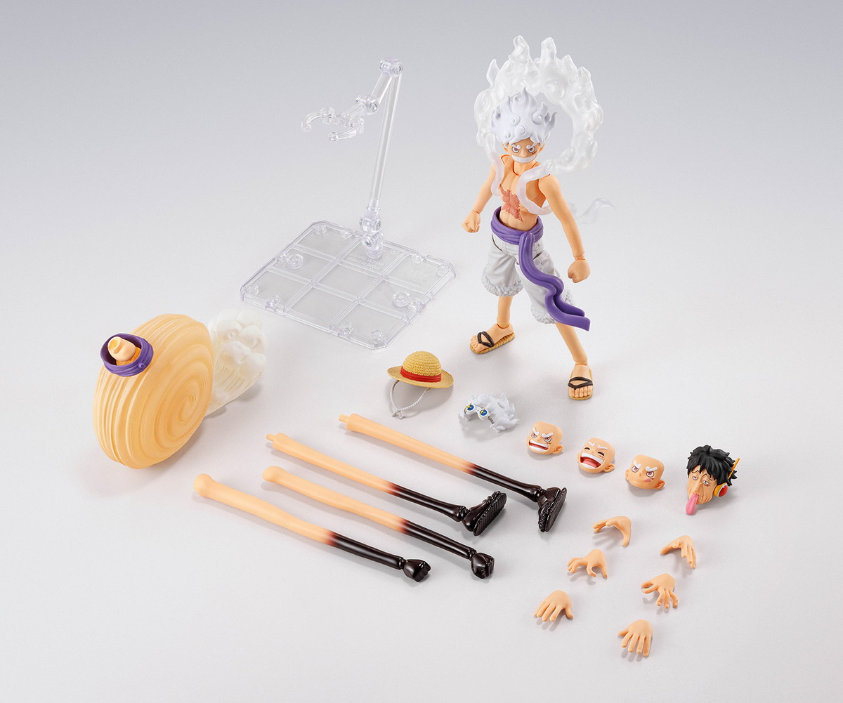 ONE PIECE「S.H.Figuarts モンキー・D・ルフィ -ギア5 未来島エッグヘッド-」のフィギュア画像
