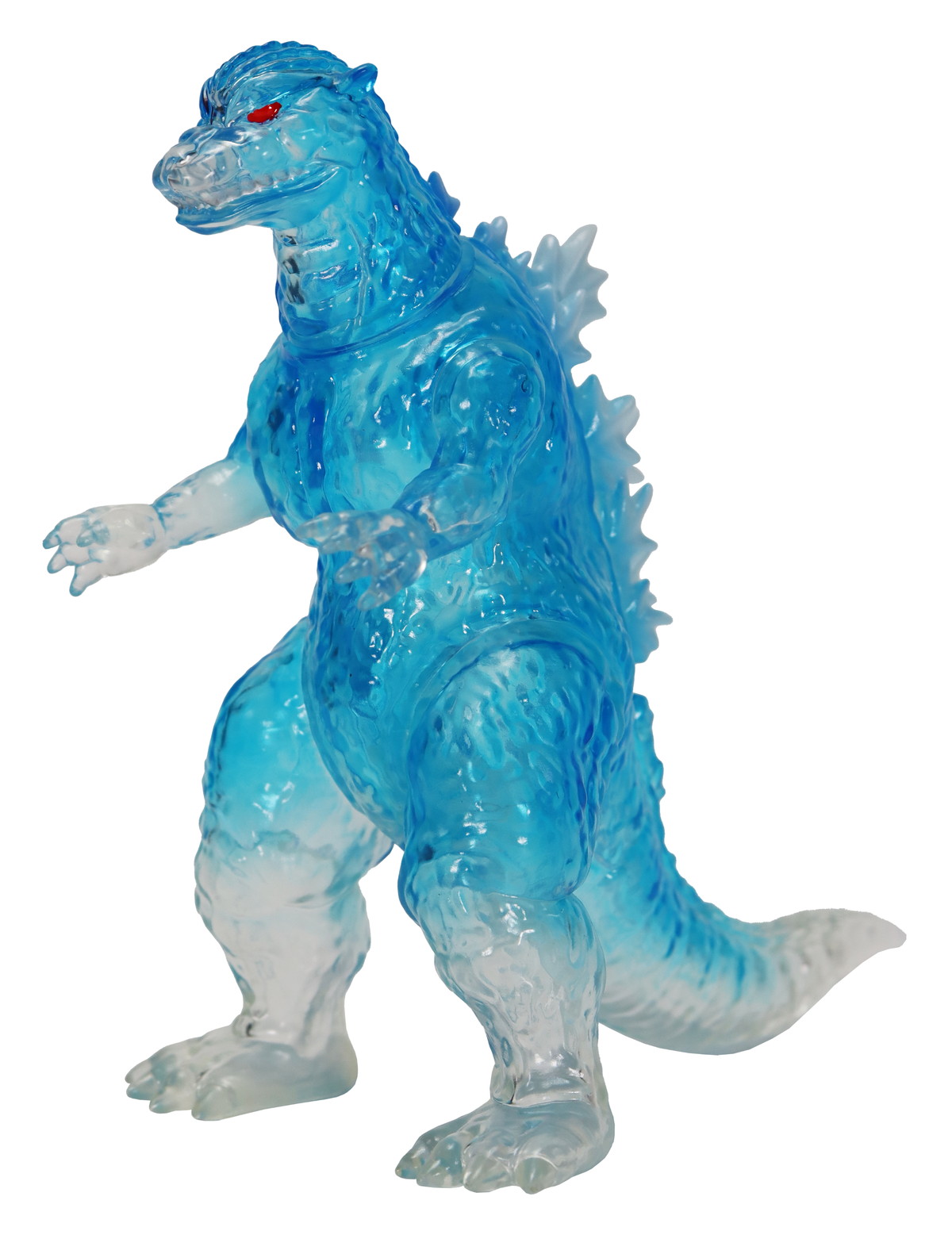 ゴジラ FINAL WARS「ミドルサイズシリーズ ゴジラEX【第9弾】ゴジラ(2004) クリアブルー Ver.」のフィギュア画像