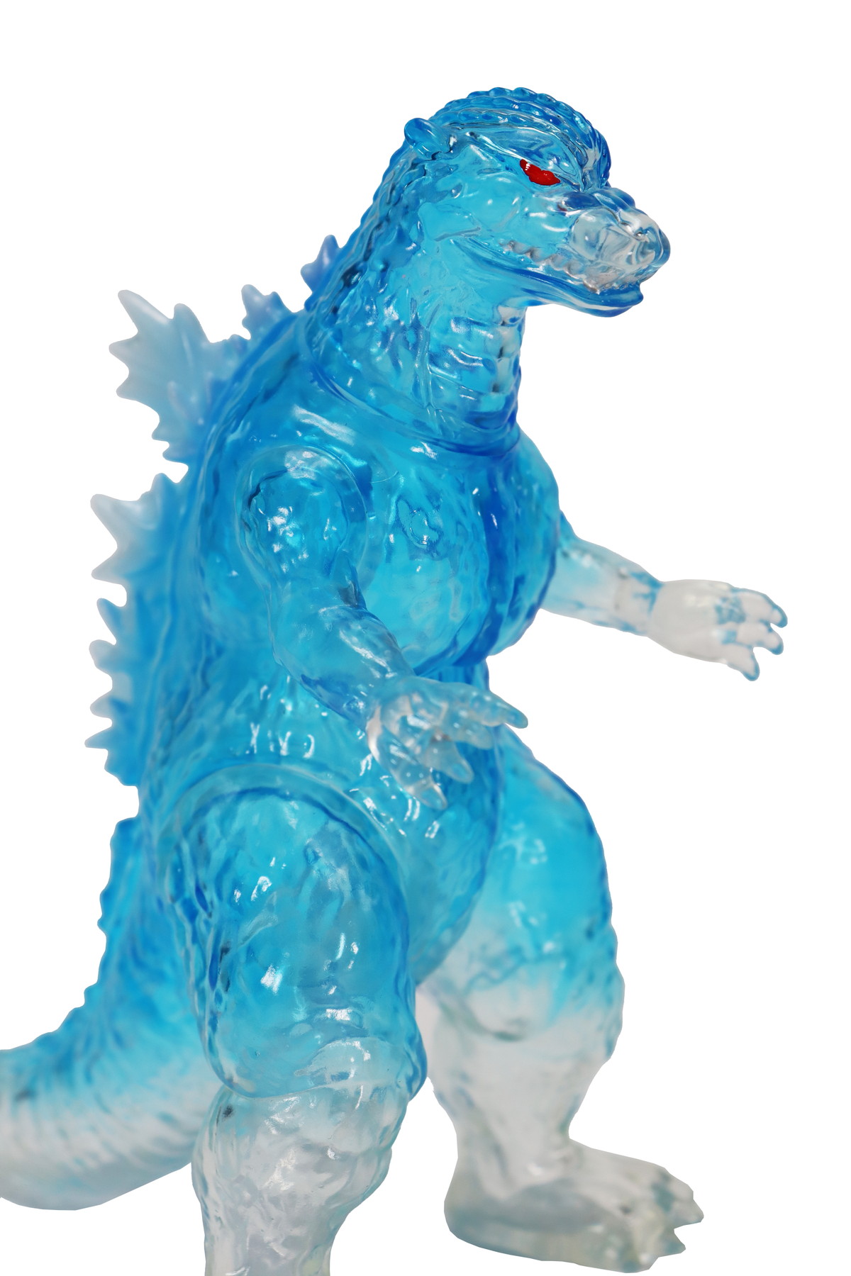 ゴジラ FINAL WARS「ミドルサイズシリーズ ゴジラEX【第9弾】ゴジラ(2004) クリアブルー Ver.」のフィギュア画像