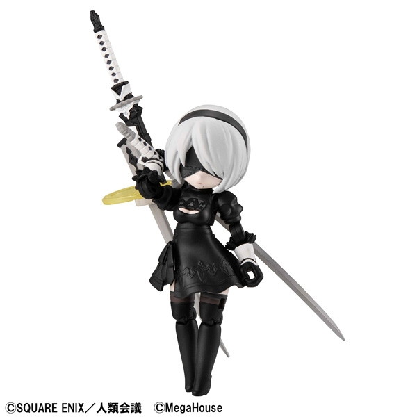 NieR:Automata Ver1.1a「デスクトップアーミー コラボ 2B」のフィギュア画像