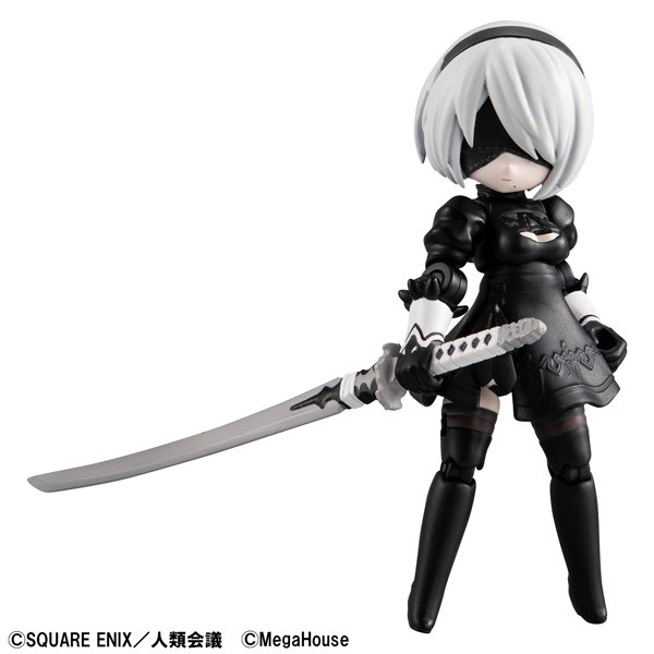 NieR:Automata Ver1.1a「デスクトップアーミー コラボ 2B」のフィギュア画像