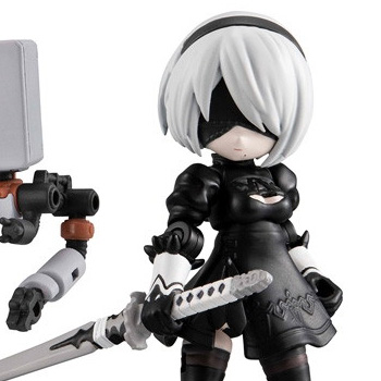 NieR:Automata Ver1.1a「デスクトップアーミー コラボ 2B」のフィギュア