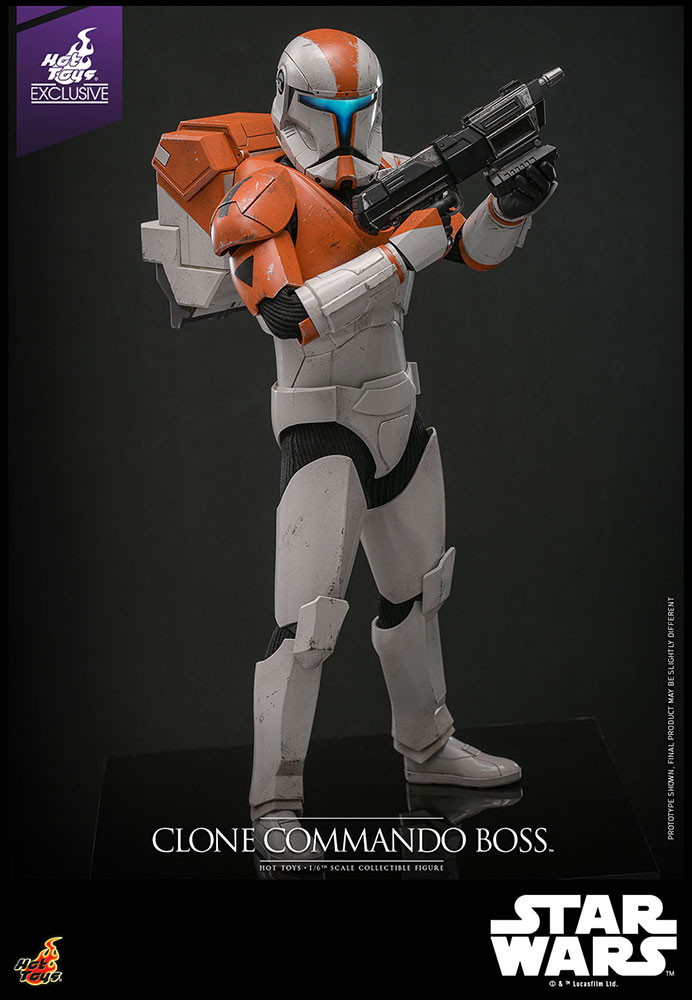 スター・ウォーズ:クローン・ウォーズ「クローン・コマンドー・ボス」のフィギュア画像