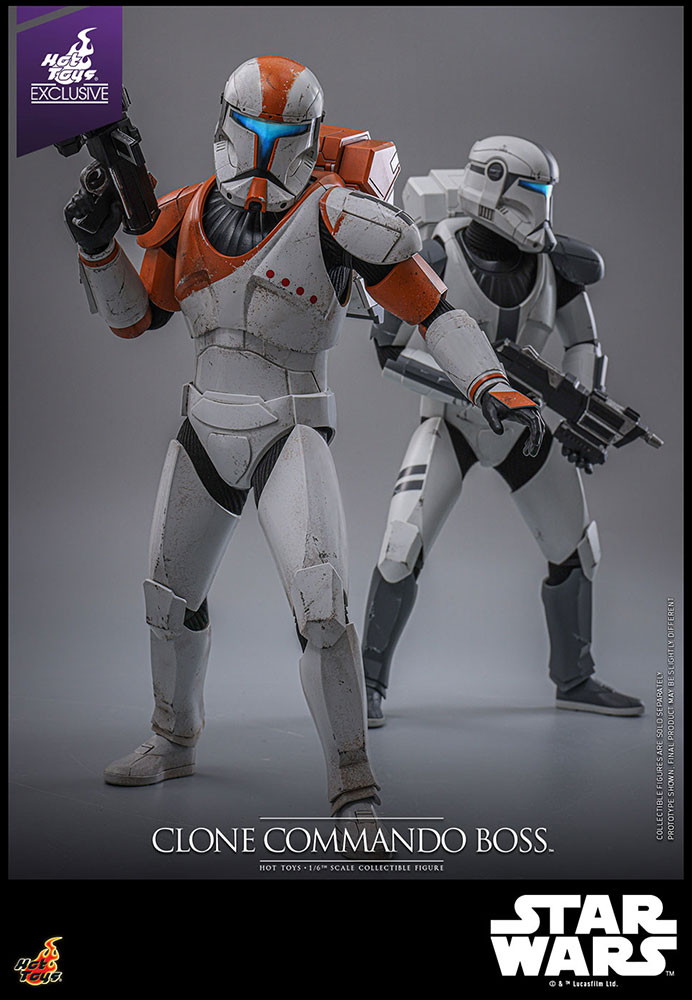 スター・ウォーズ:クローン・ウォーズ「クローン・コマンドー・ボス」のフィギュア画像