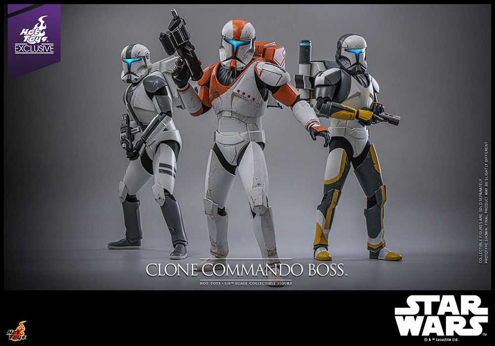 スター・ウォーズ:クローン・ウォーズ「クローン・コマンドー・ボス」のフィギュア画像