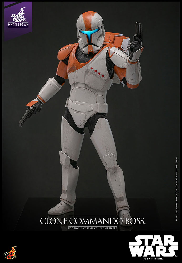 スター・ウォーズ:クローン・ウォーズ「クローン・コマンドー・ボス」のフィギュア画像