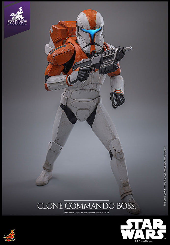 スター・ウォーズ:クローン・ウォーズ「クローン・コマンドー・ボス」のフィギュア画像