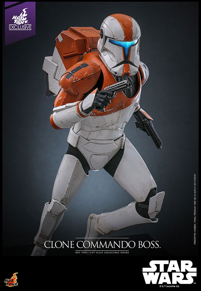 スター・ウォーズ:クローン・ウォーズ「クローン・コマンドー・ボス」のフィギュア画像