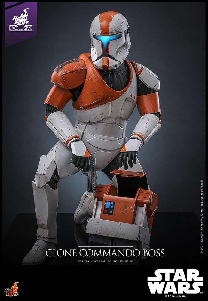 スター・ウォーズ:クローン・ウォーズ「クローン・コマンドー・ボス」のフィギュア画像