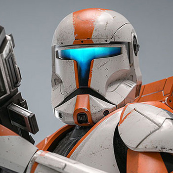 スター・ウォーズ：クローン・ウォーズ「クローン・コマンドー・ボス」のフィギュア