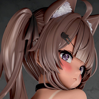 インサイトオリジナル「肉感少女 ちび猫娘 猫屋敷ちゃこ スク水日焼けver.」のフィギュア