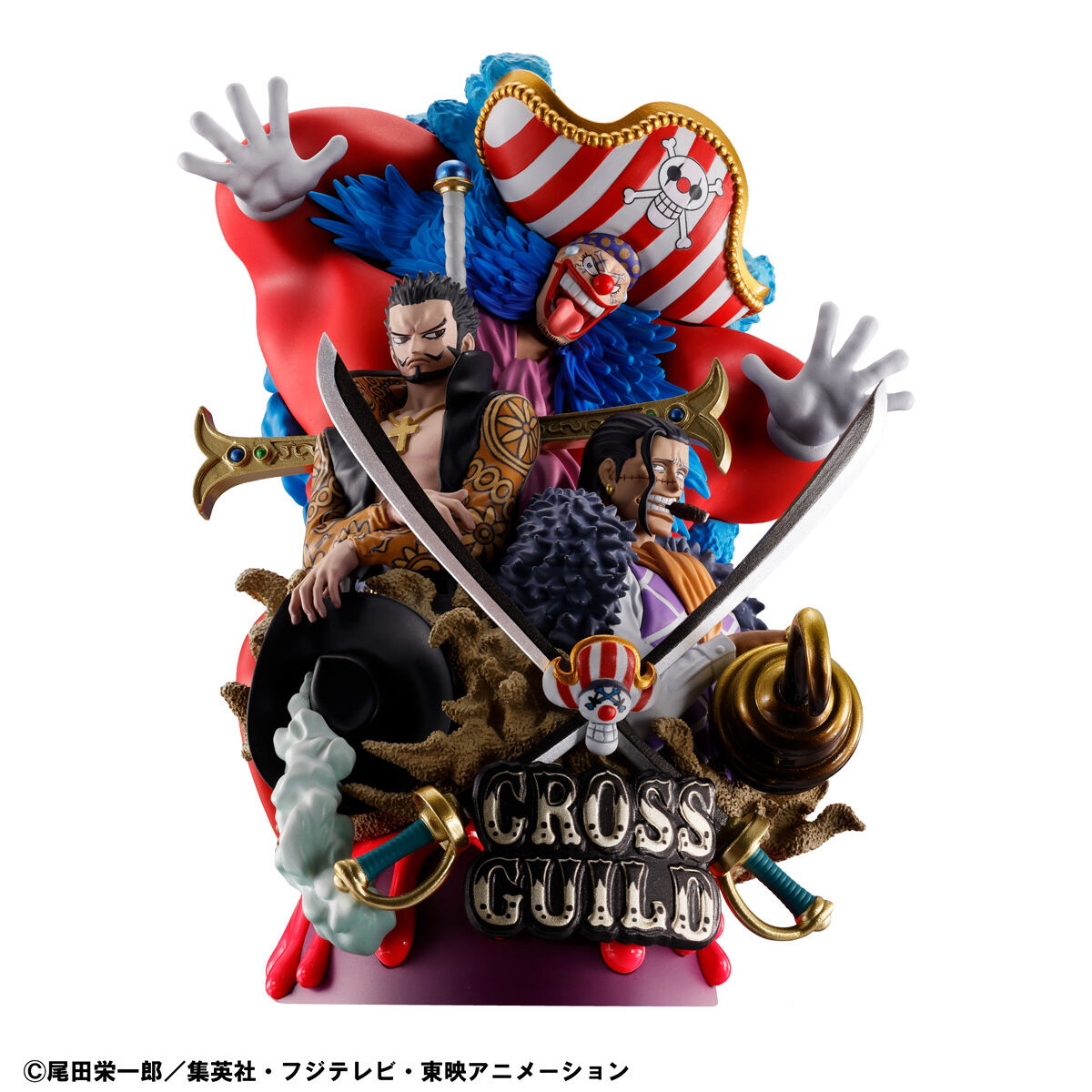 ONE PIECE「プチラマDX LOGBOX RE BIRTH 03 クロスギルド」のフィギュア画像