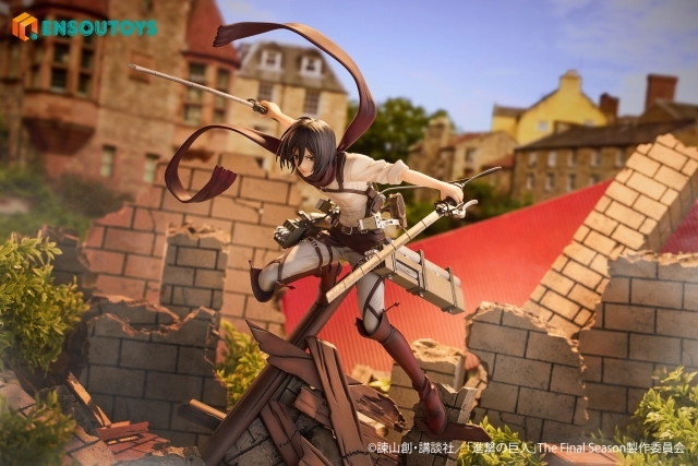 進撃の巨人「ミカサ・アッカーマン 特典版」のフィギュア画像
