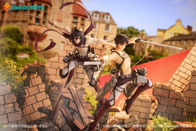 進撃の巨人「ミカサ・アッカーマン 特典版」のフィギュア画像