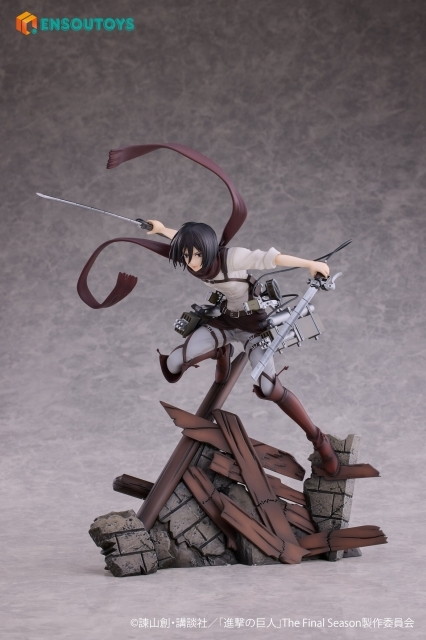 進撃の巨人「ミカサ・アッカーマン 特典版」のフィギュア画像